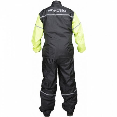 Дождевик MOTEQ WET DOG  раздельный куртка+брюки черно-желтый XS   