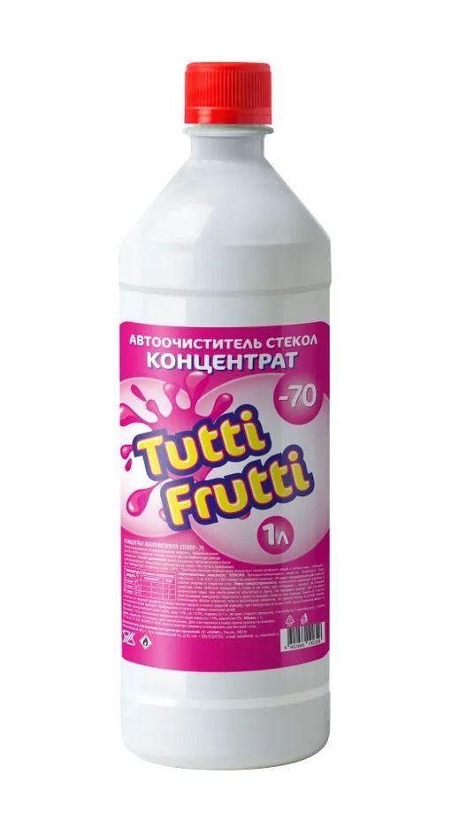 Очиститель стекла TUTTI FRUTTI -70*С 1л. ПЭТ концентрат зимний