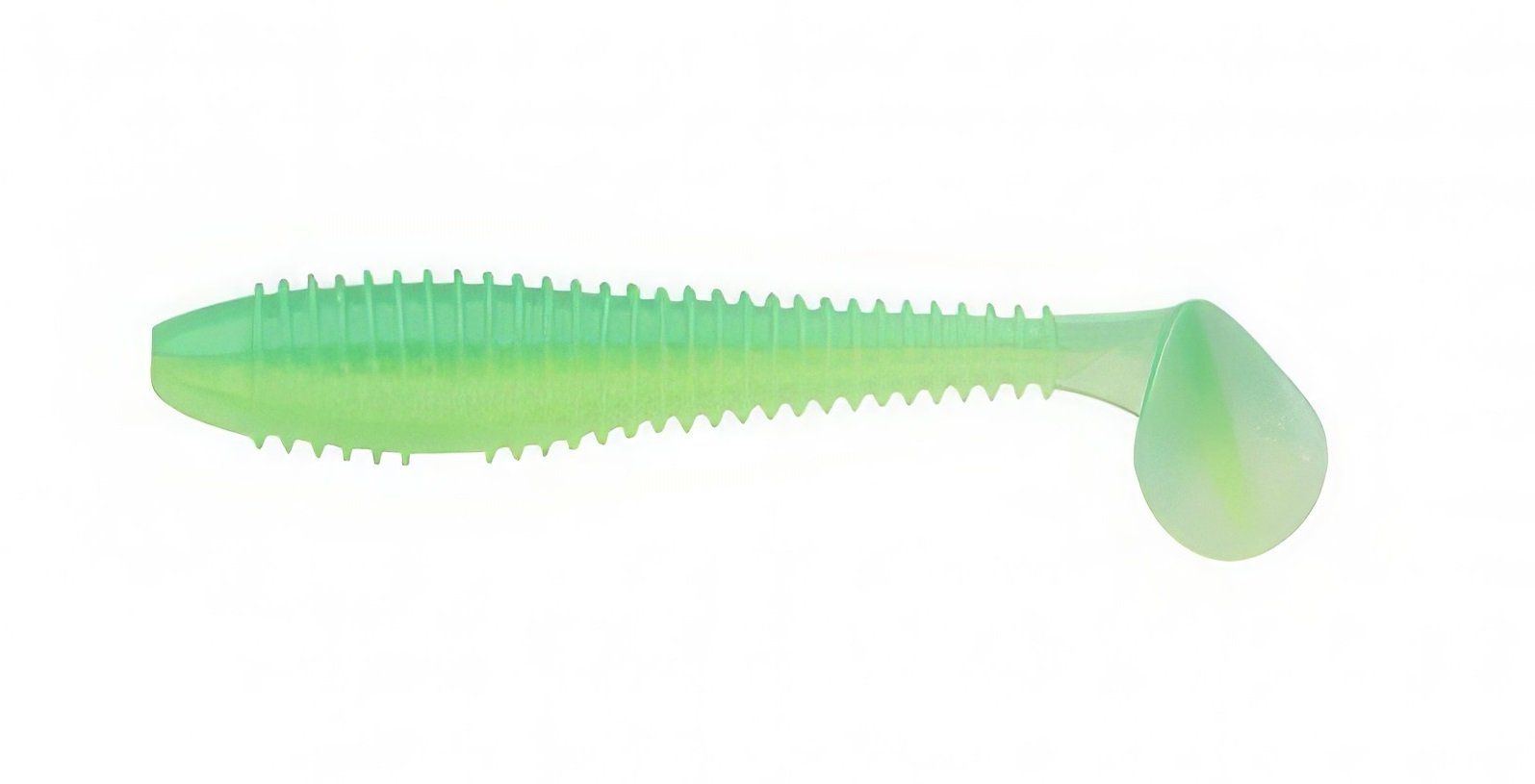 Приманка съедобная Keitech Swing Impact FAT 4.3" EA#11 Lime Chartreuse Glow
