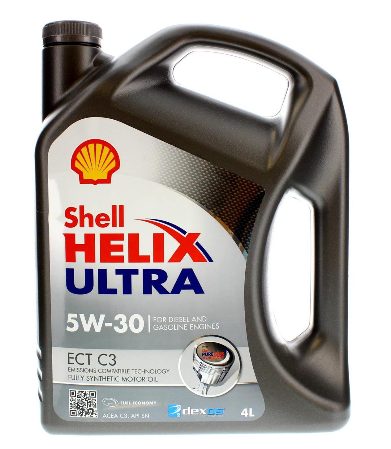SHELL HELIX ULTRA ECT C3 5w30  4L синтетическое моторное масло