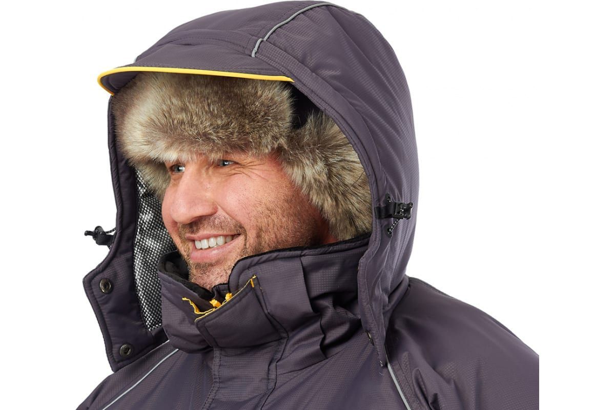 костюм «камчатка 2020» (таслан, серо-желтый) grayling (р-р 56-58 рост 182-188)