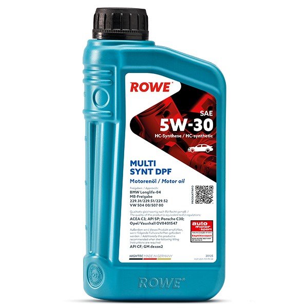 ROWE  HIGHTEC MULTI SYNT DPF SAE 5W30 1L синтетическое моторное масло