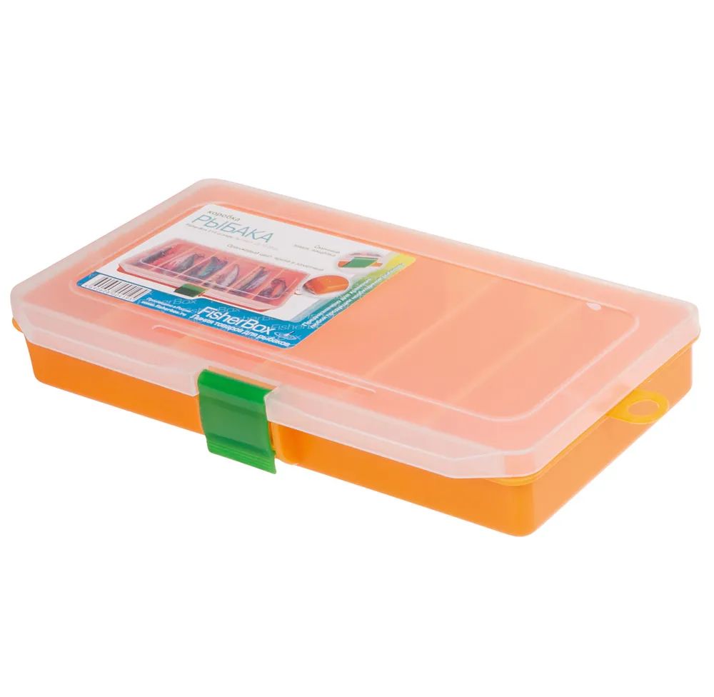 Коробка FisherBox 216 для приманок (220*120*30мм) Orange