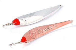 Блесна вертикальная ECOPRO Dancer,  70мм,  11г,  S/G,  Двойник