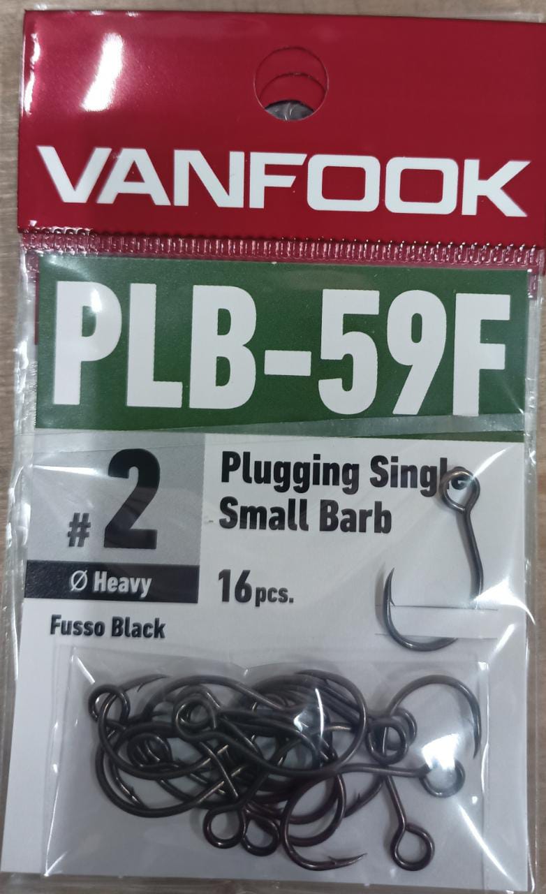 Крючки VANFOOK PLB-59F fusso black (#2)