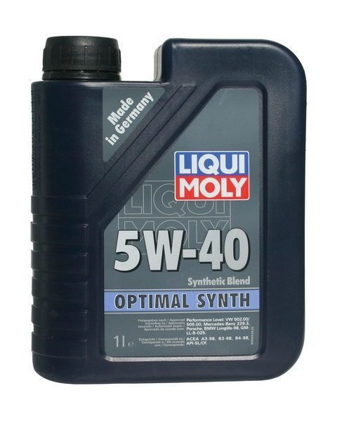 LIQUI MOLY "Optimal Synth" 5W40 1L синтетическое моторное масло 3925