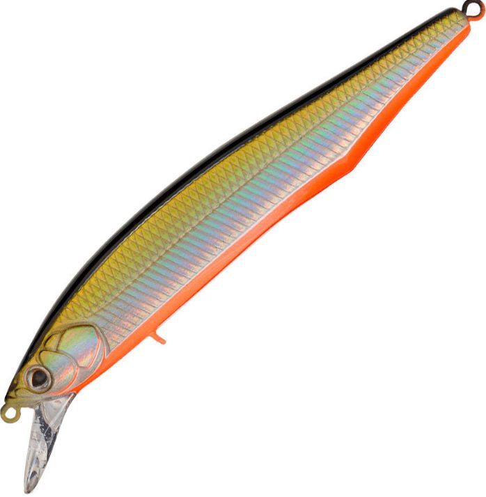 Воблер Минноу Strike Pro Intriger 105SP,  105 мм,  15, 7 гр,  Загл. 0, 5м.-1, 5м.,  Нейтральный,  цвет: 612T Natural Shad Silver,  (EG-194A-SP#612T)