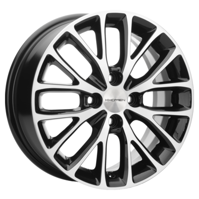 Диск л.Р15 6.0/4*98 KHOMEN WHEELS KHW1503 (Lada Granta)  d58.6 ET36  Black-FP WHS503384  КОМПЛЕКТ 4ШТ.