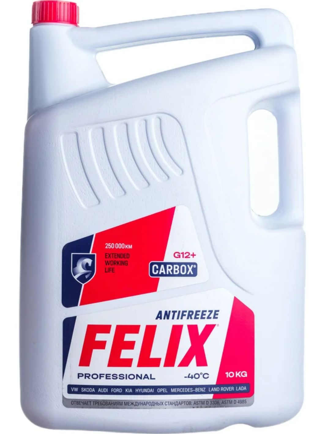 Антифриз FELIX CARBOX G-12+ 10л. красный