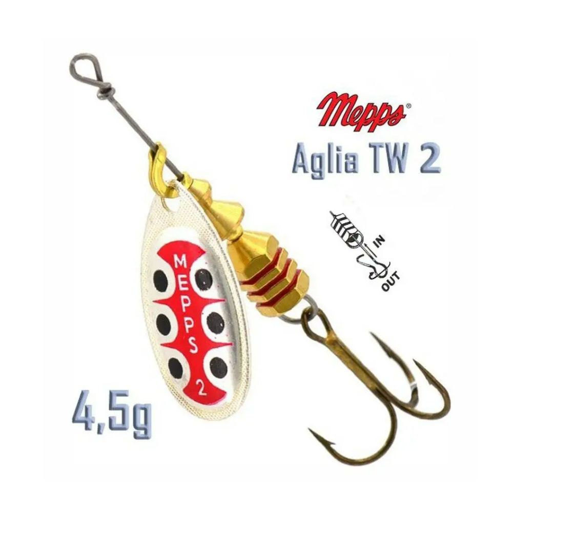 Блесна вращающаяся Mepps "Aglia TW 2 Silver