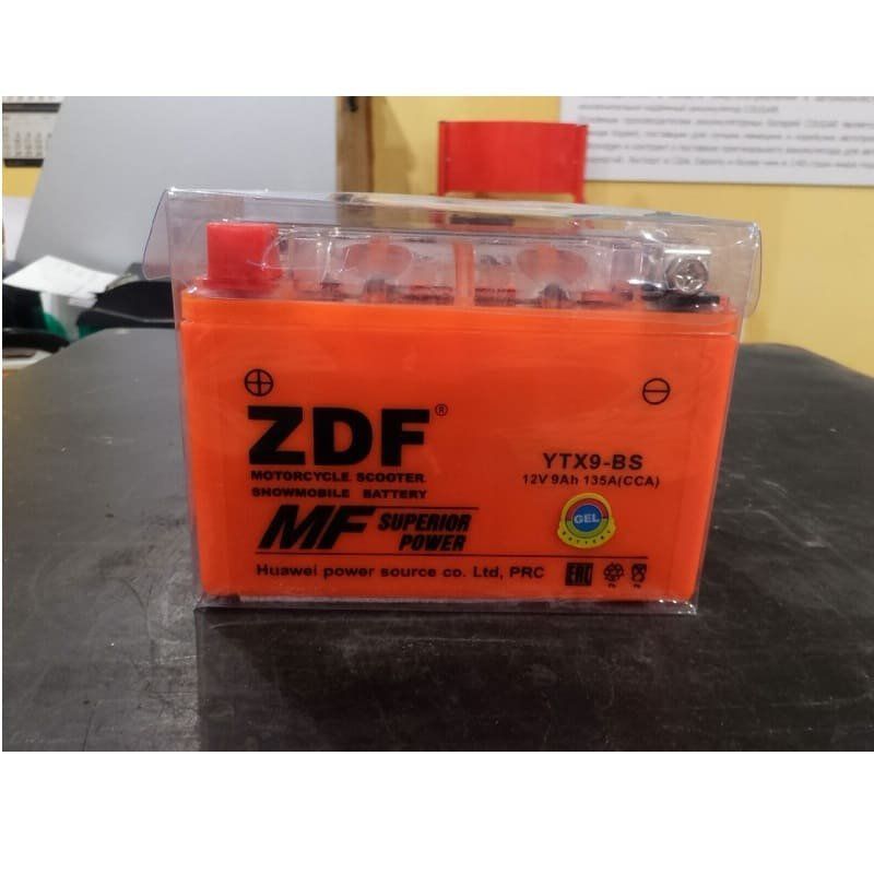 Аккумулятор ZDF 1209.2 GEL Orange YTX9-BS 152*88*106