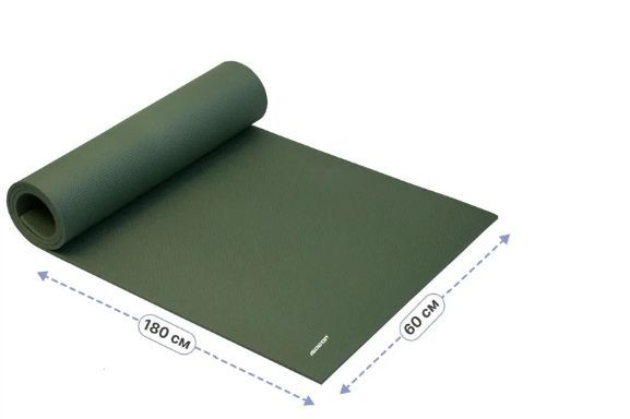 Коврик туристский 180х60х0.8 хаки Хантер профи