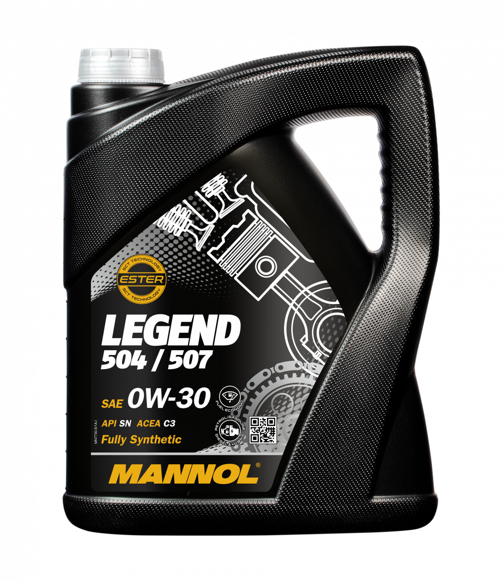 MANNOL Legend 504/507 0W30 7730 5л синтетическое моторное масло