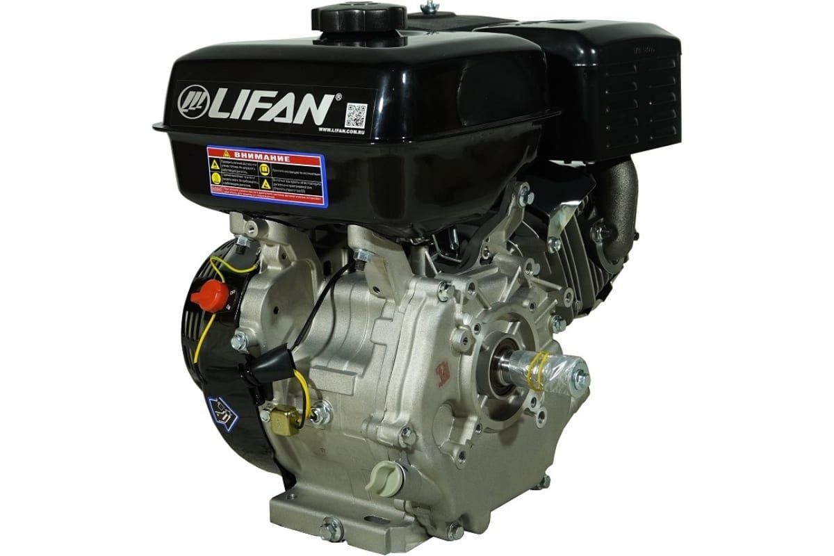 Двигатель Lifan 177F (9 л.с) мотобуксировщики вал 25 мм
