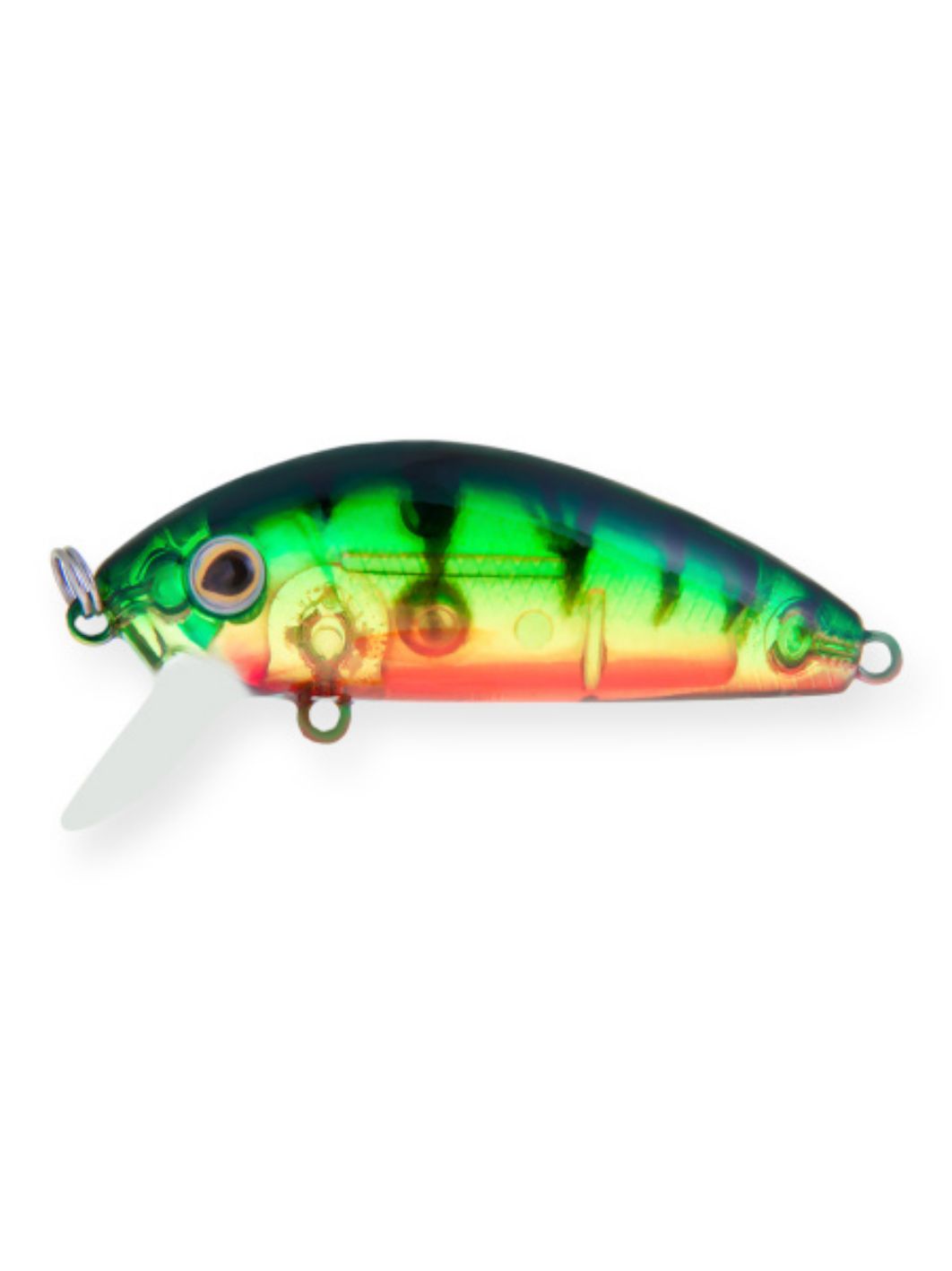 Воблер Минноу Strike Pro Mustang Minnow 45,  45 мм,  4, 5 гр,  Загл. 0, 2м.-0, 5м.,  Плавающий,  цвет: A102G Transparent Perch,  (MG-002F#A102G)
