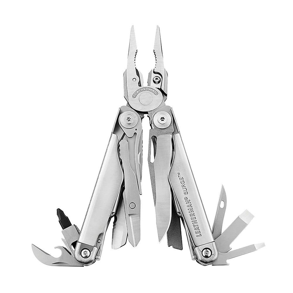 Мультитул LEATHERMAN Surge Stainless 21 инстр.,  7, 9/11, 5 см,  чехол нейлон