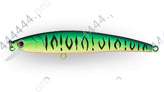 Воблер Минноу Strike Pro Arc Minnow 105F,  105 мм,  11 гр,  Загл. 0, 6м.-1, 2м.,  Плавающий,  цвет: GC01S Mat Tiger,  (JL-092F#GC01S)