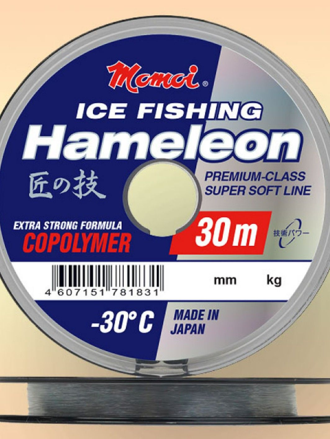 Леска Hameleon ICE Fishing серебряная 0, 16 мм,  3.5 кг, 30 м (шт.) 