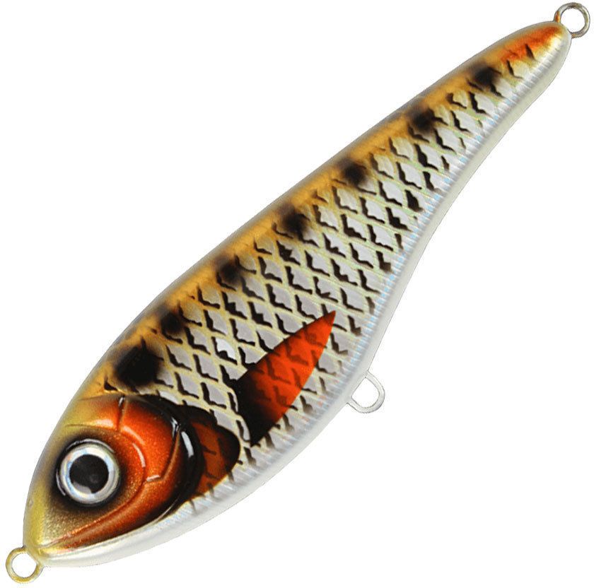 Воблер Джеркбейт Strike Pro Buster Jerk Shallow Runner,  150 мм,  64, 5 гр,  Загл. 1, 0м.,  Медленно всплывающий,  цвет: CWC007 Golden Ridgeback,  CWC,  (EG-048S#CWC007)