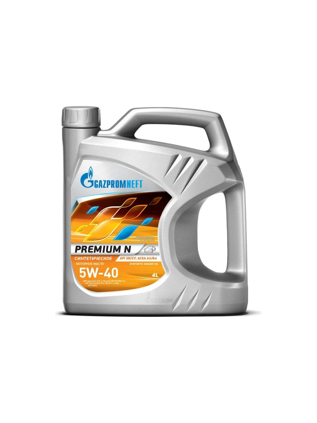 ГАЗПРОМНЕФТЬ 5w40 Премиум N 4л синтетическое моторное масло