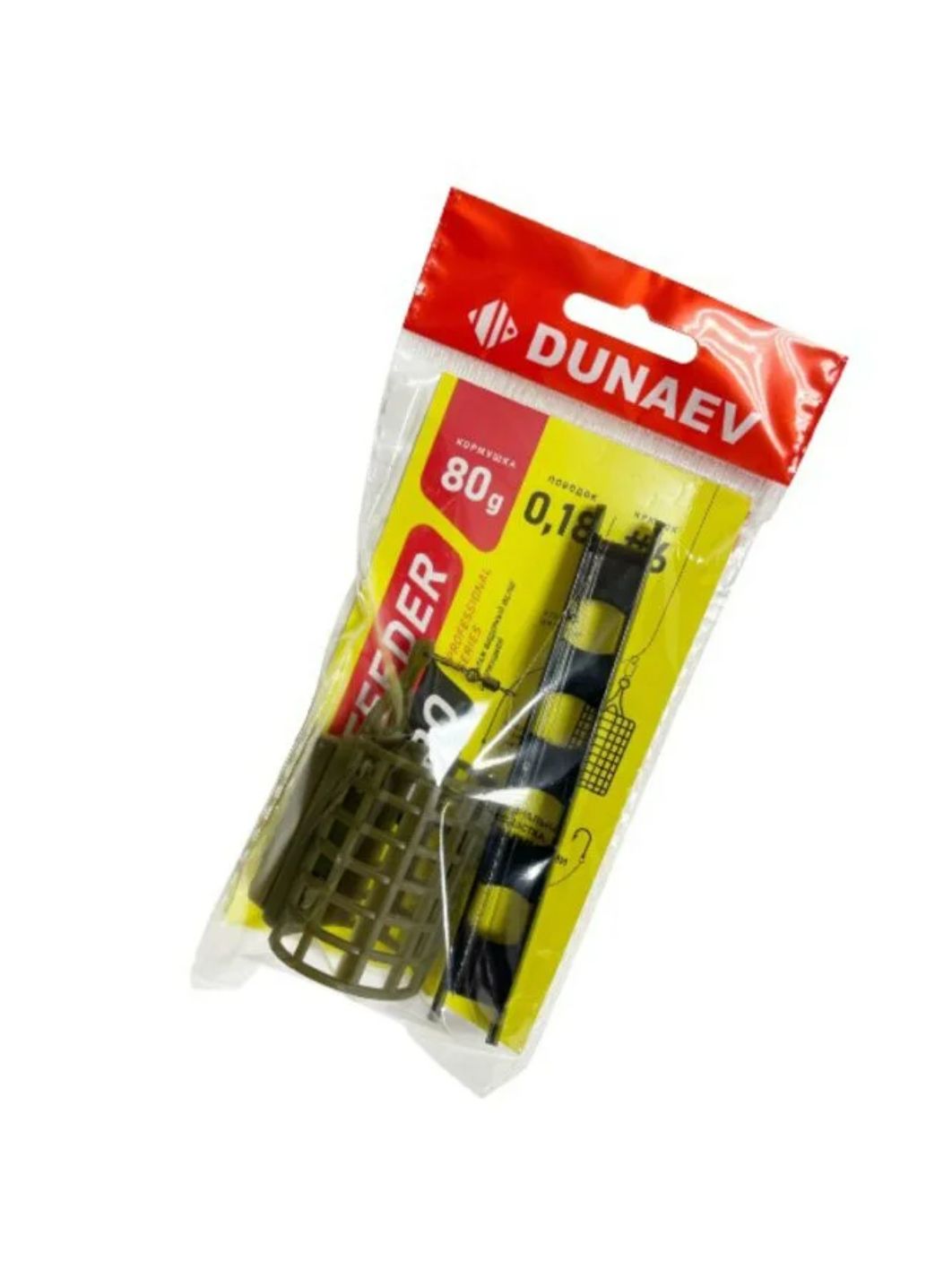 Монтаж фидерный Dunaev Inline c кормушкой 80г