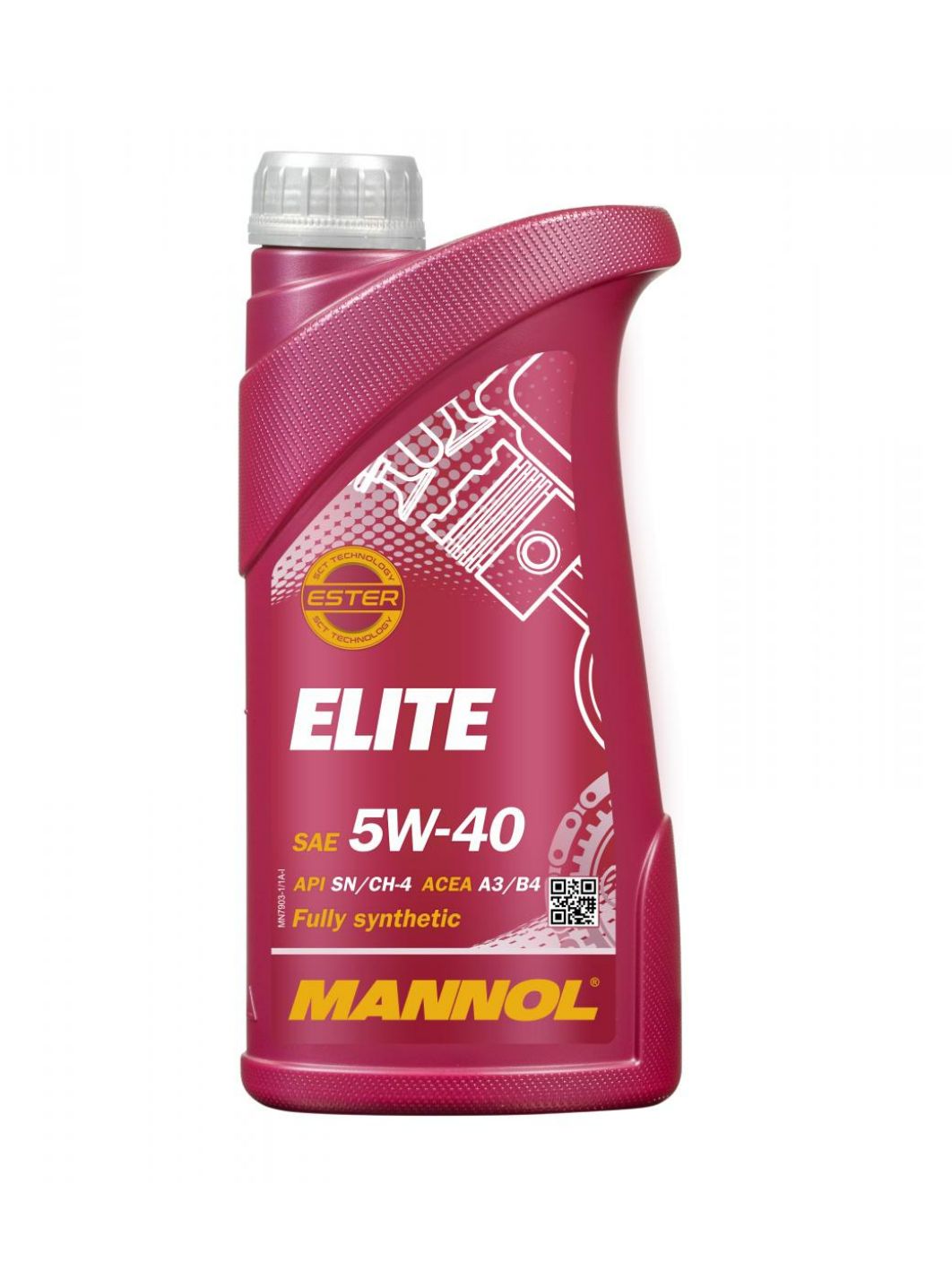 MANNOL Elite 5W40 7903 1л синтетическое моторное масло