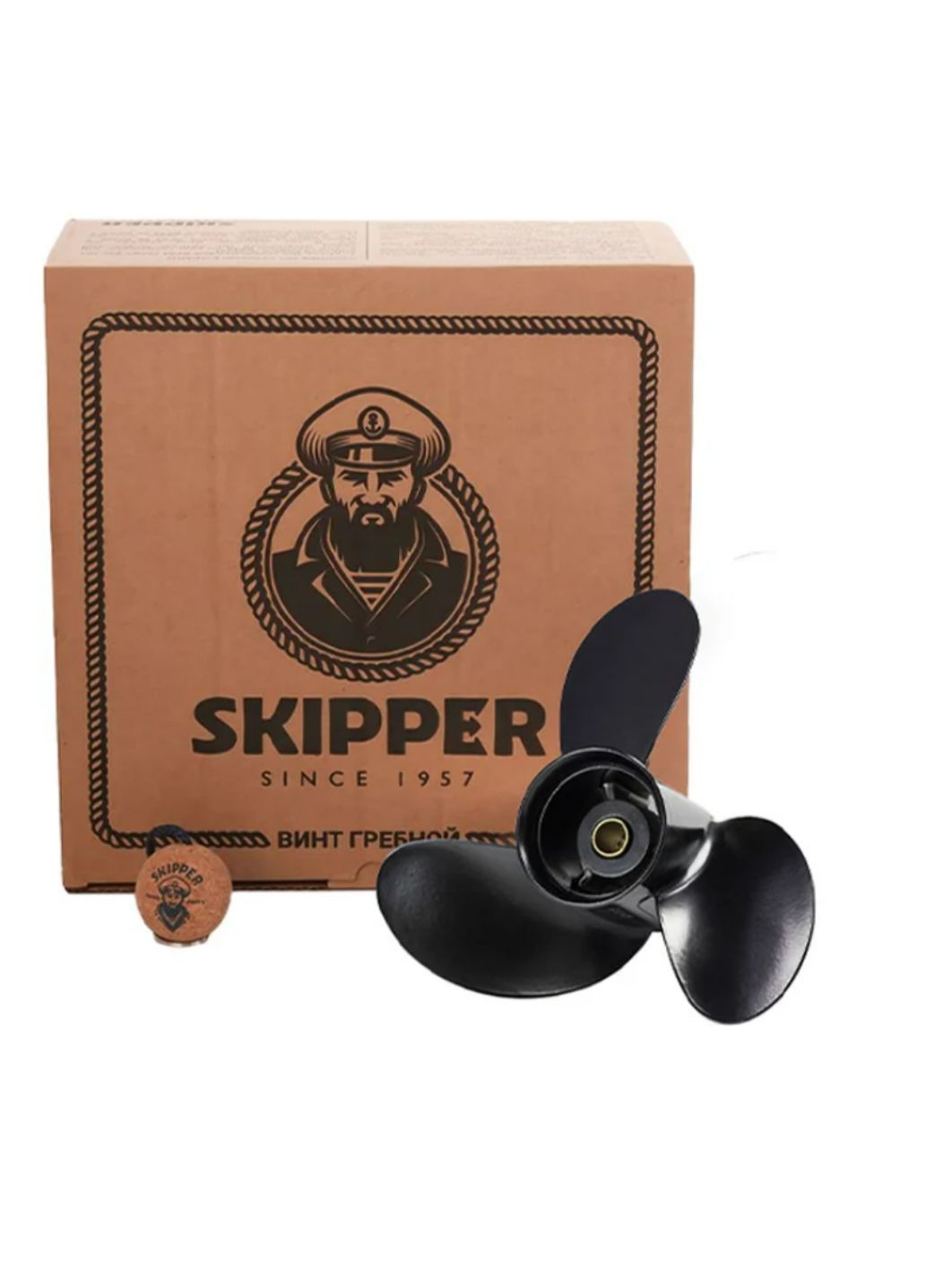 Винт Skipper SK3B2B64517-0 шл12 ди8.1/2 шаг9 Tohatsu 8-9.8