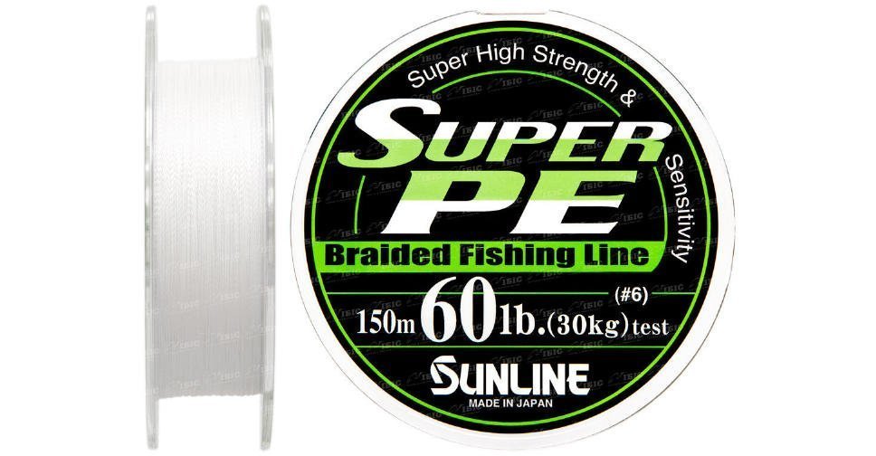 Шнур SUNLINE Super PE (white) 300м #6.0 60lb