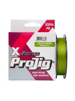 Шнур ProJig X-Force 0, 24мм 17, 0 кг 150м хаки