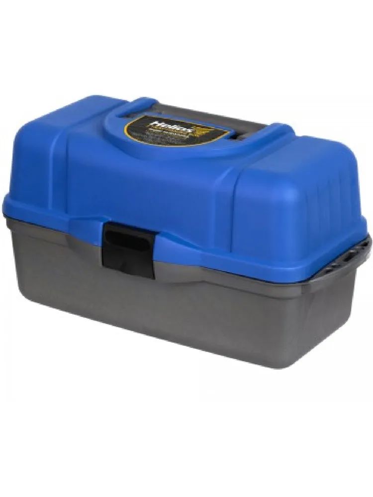 Ящик рыболова трехполочный синий Helios