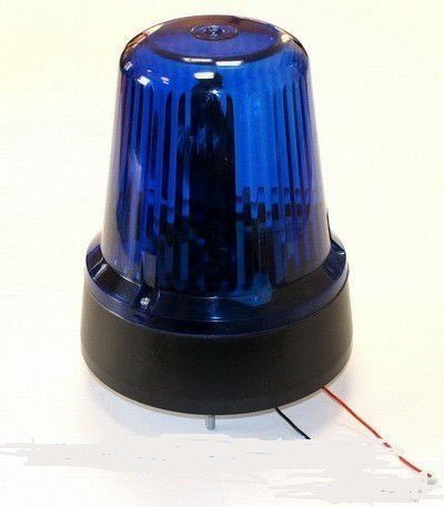маяк проблесковый 12v стационарный синий с12-55 (лампа н1)