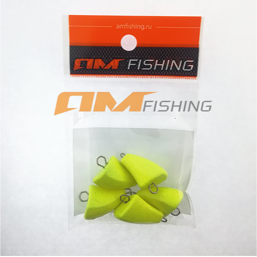 Чебурашка разб-я незацепляйка заст. из нерж. стали желтая флюор. d-0.8 мм 16 гр. 5 шт/уп