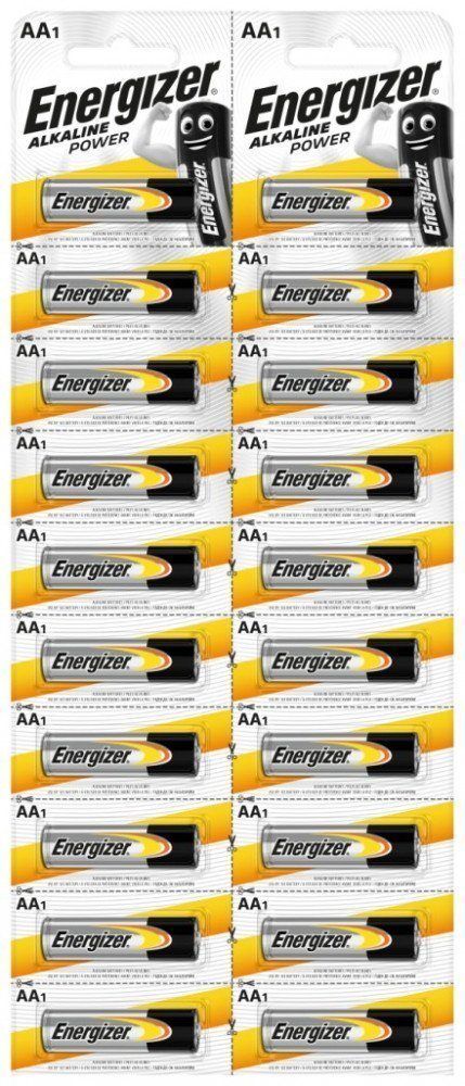 Батарейка LR6 (AA) BL1 алкалиновая Alkaline Power Energizer (1шт.) E300140301/мототехника/