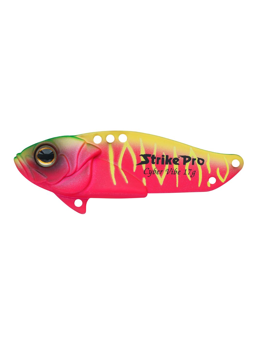 Блесна-цикада Strike Pro Cyber Vibe 40,  40 мм,  6, 6 гр,  цвет: Watermelon Mat Tiger,  (JG-005B#A230S)