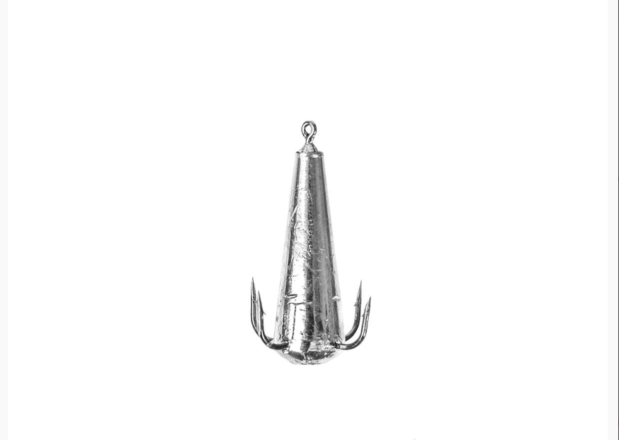 Мормышка шарага 4 крючка большая олово Тонар