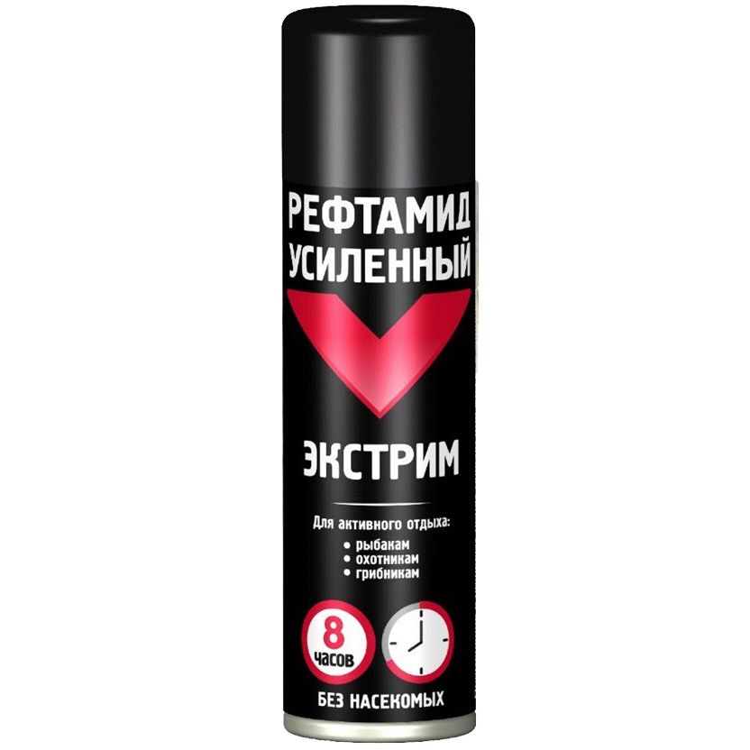 Аэрозоль Рефтамид Экстрим 150мл ДЭТА (усил.) от комаров, клещей.мошек, слепней (на кожу) 531950