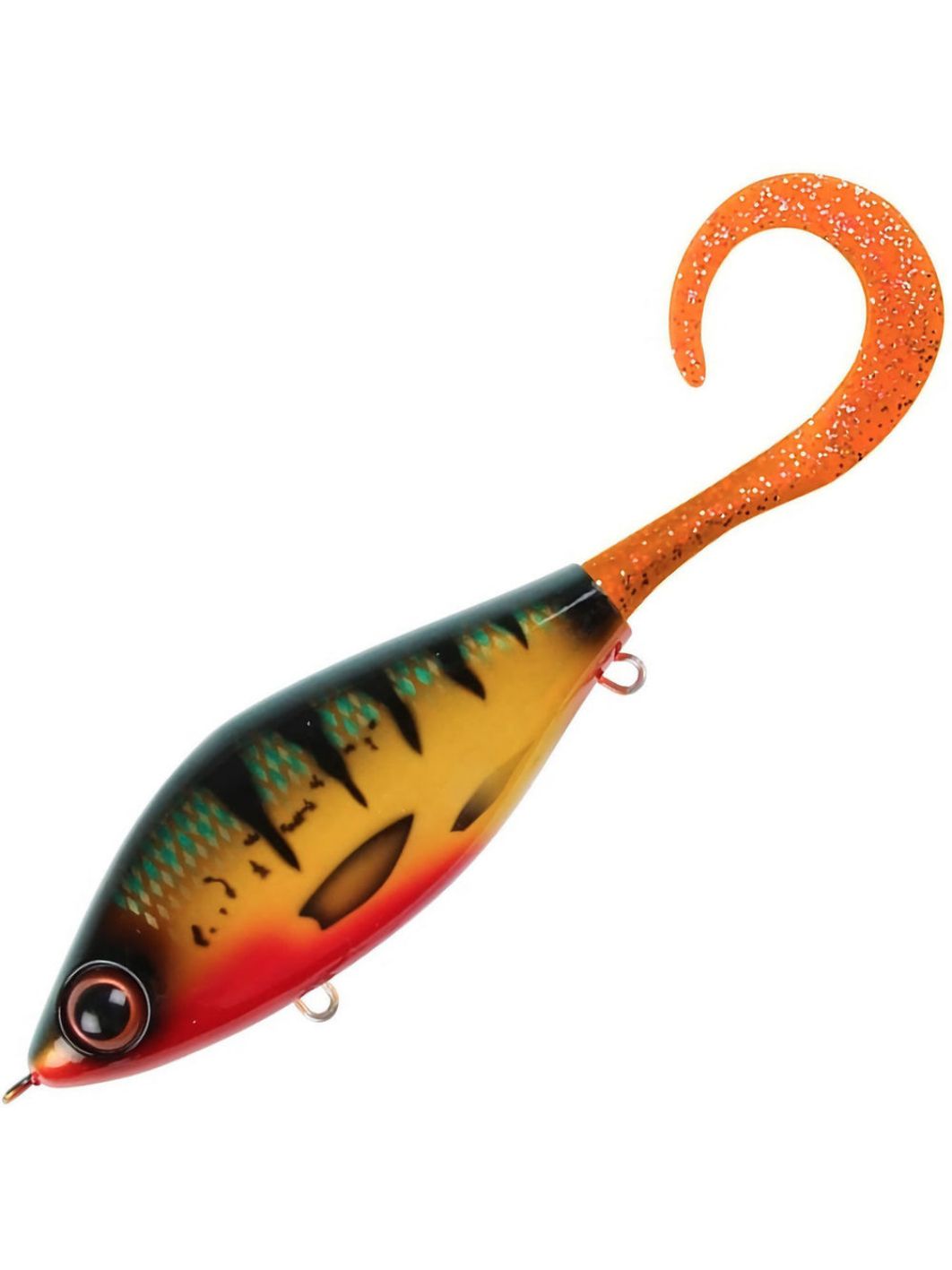 Воблер Джеркбейт Strike Pro Guppie Jr,  110 мм,  70 гр,  Загл. 0, 5м.-3, 0м.,  Тонущий,  цвет: CWC004 Mossgreen Glitter,  (EG-208A#CWC004)