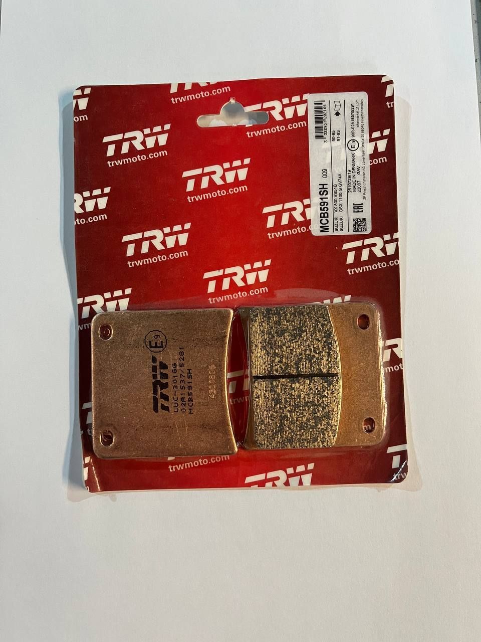 Колодки тормозные TRW MCB 591SH