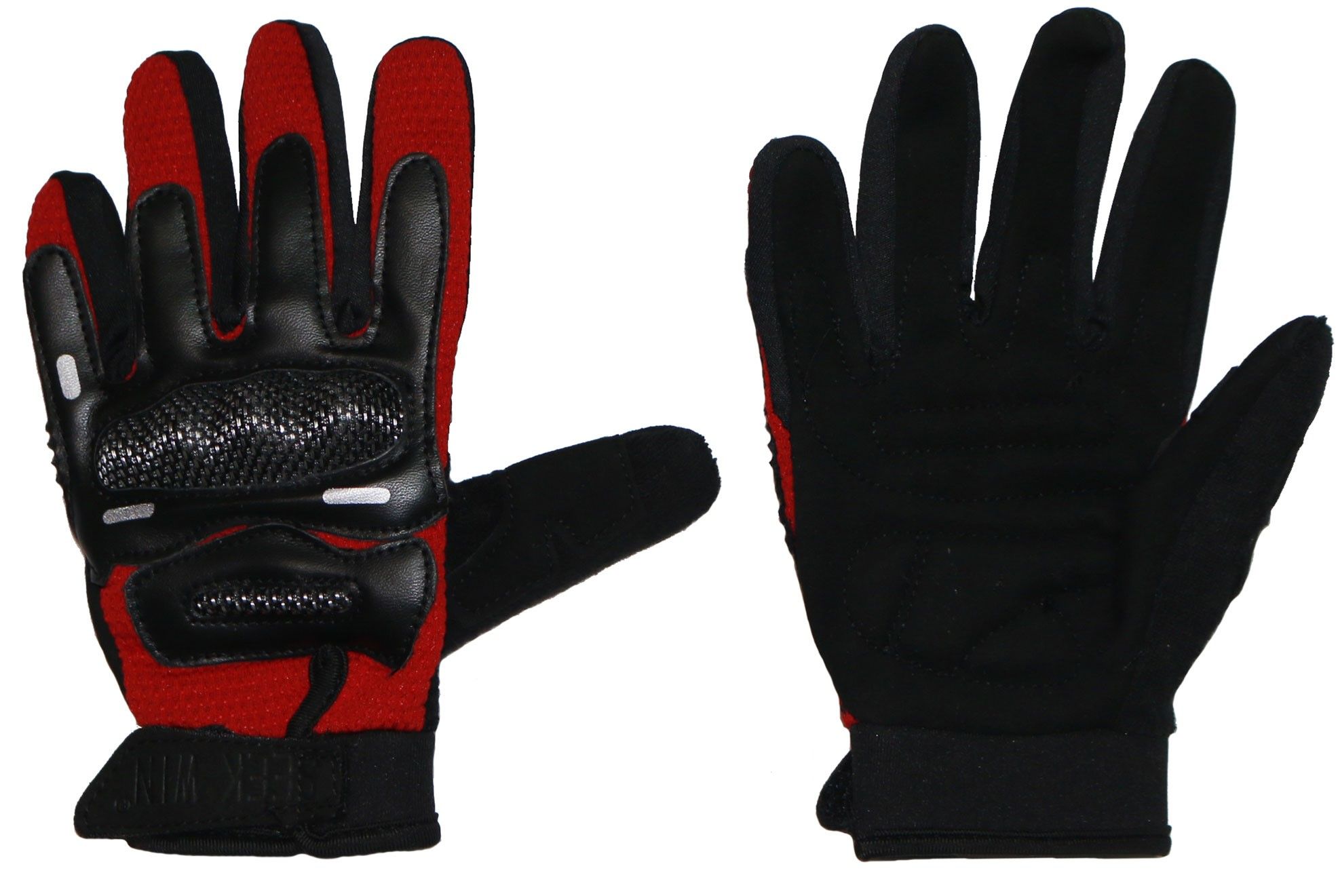 Перчатки детские SEEKWIN с кулаком красный М