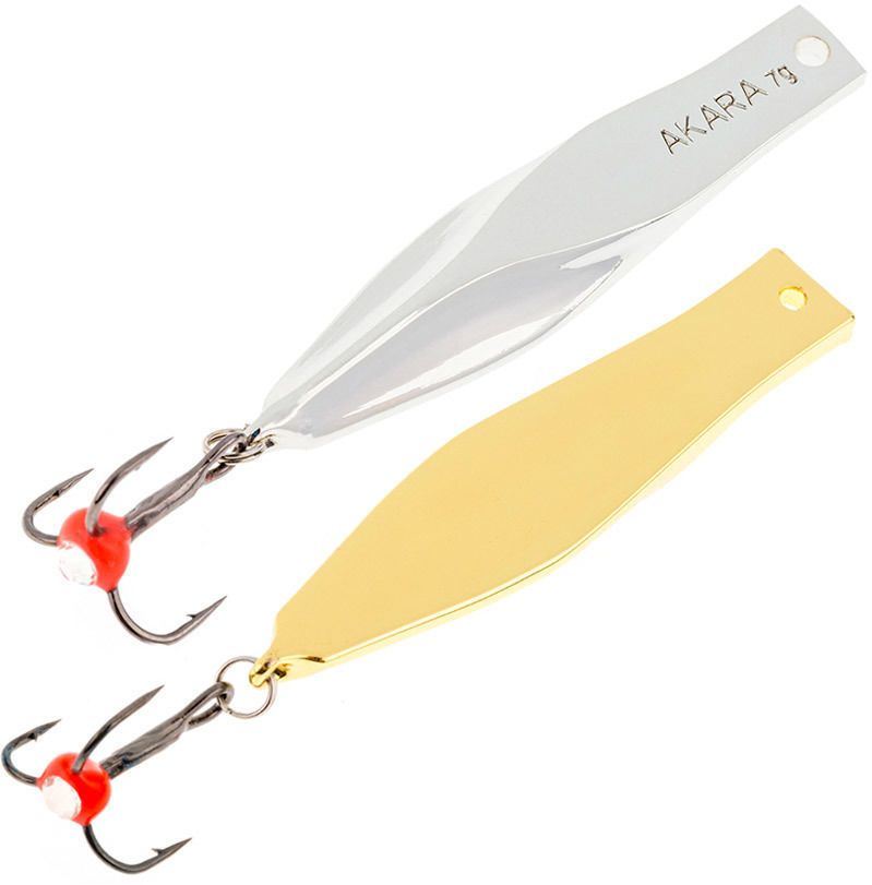 Блесна зимняя Akara Tournament Ice Stik 50 7 гр. SIL/GO