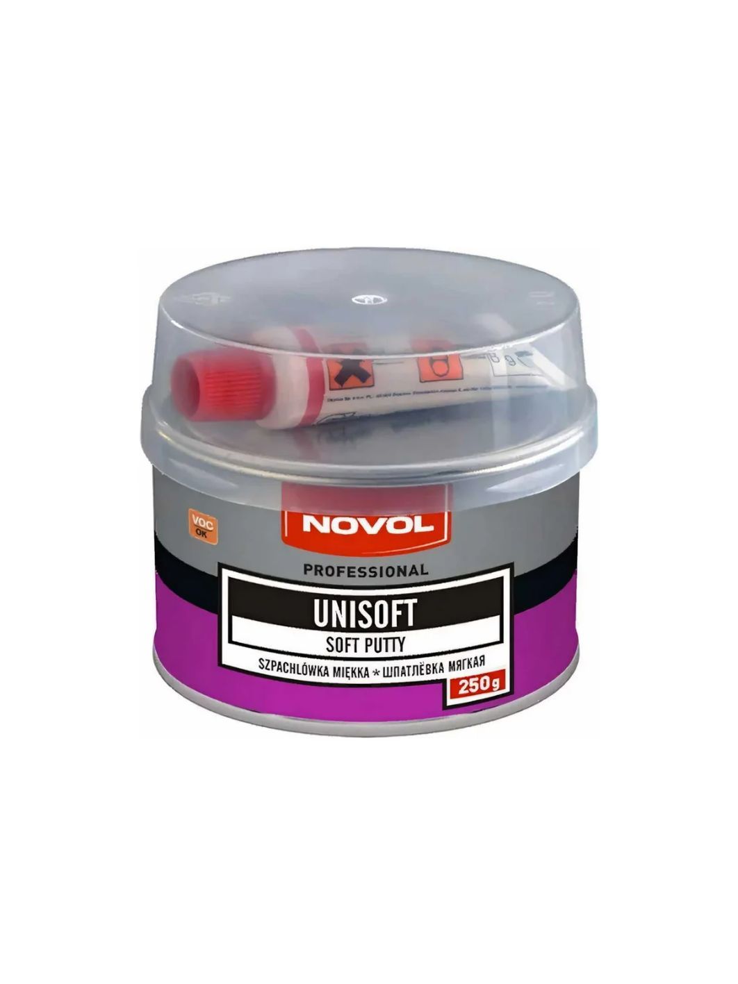 Шпатлевка NOVOL 1150 UNISOFT 250гр мягкая