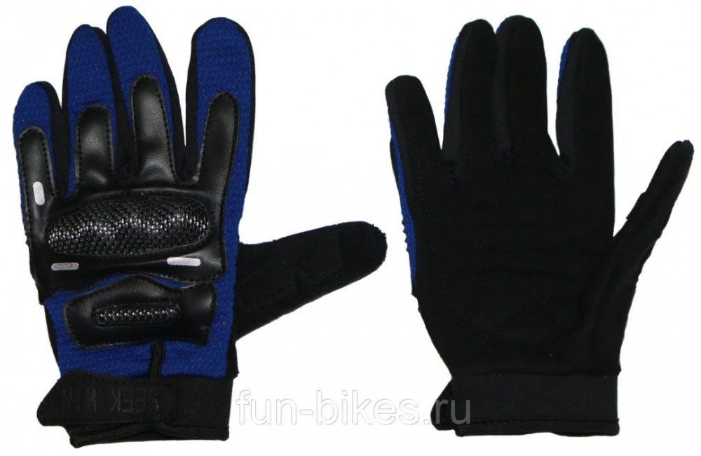 Перчатки детские SEEKWIN с кулаком синий S