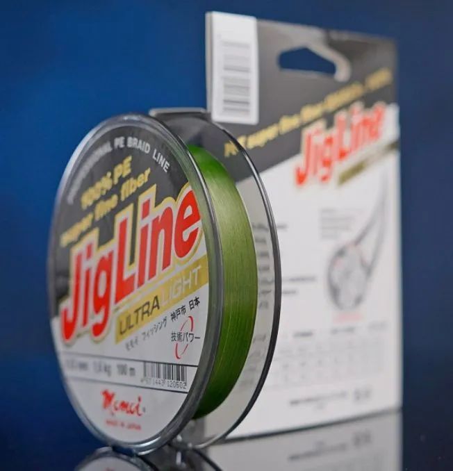 Шнур JigLine Ultra Light 0, 09 мм,  7, 0 кг,  100 м,  хаки