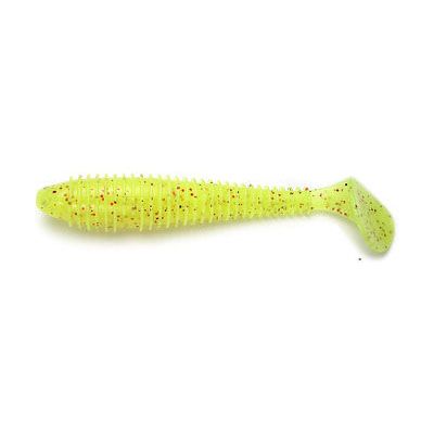 Приманка съедобная Keitech Swing Impact FAT 6.8" #PAL01 Chartreuse Red Flake