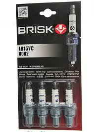 свеча brisk lr15yc-1 газ-3302 дв.4216 (4 шт/к-т) ключ на 21