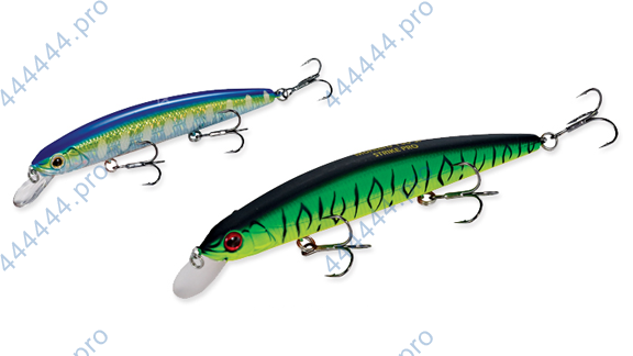Воблер Минноу Strike Pro Montero 90SP,  90 мм,  8, 6 гр,  Загл. 0, 8м.-1, 2м.,  Нейтральный,  цвет: A53-EP Silver Smelt UV,  (EG-190A-SP#A53-EP)