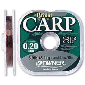Леска Owner Broad Carp летняя SP 0.18мм 100м