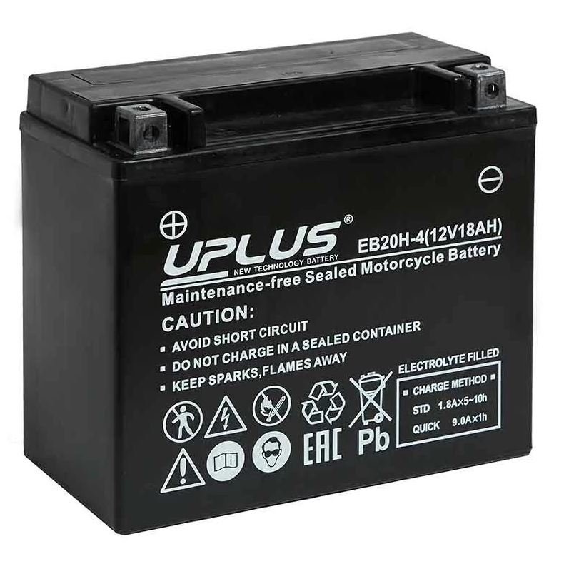 мото 12/12А UPLUS EB14C-4 AGM Аккумулятор зал/зар.