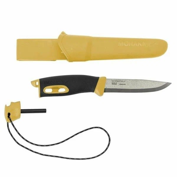 Нож Morakniv Companion Spark Yellow (с огнивом)