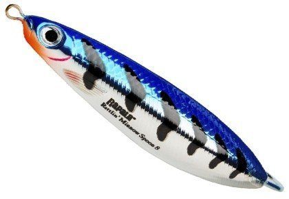 Блесна незацепляйка Rapala Minnow Rattlin Spoon 08 /RYGR